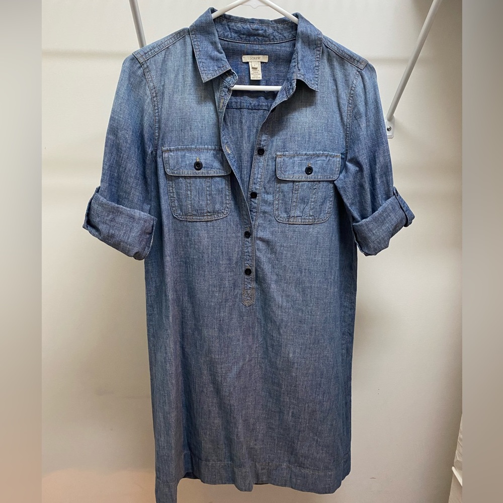 J Crew denim dress size 2